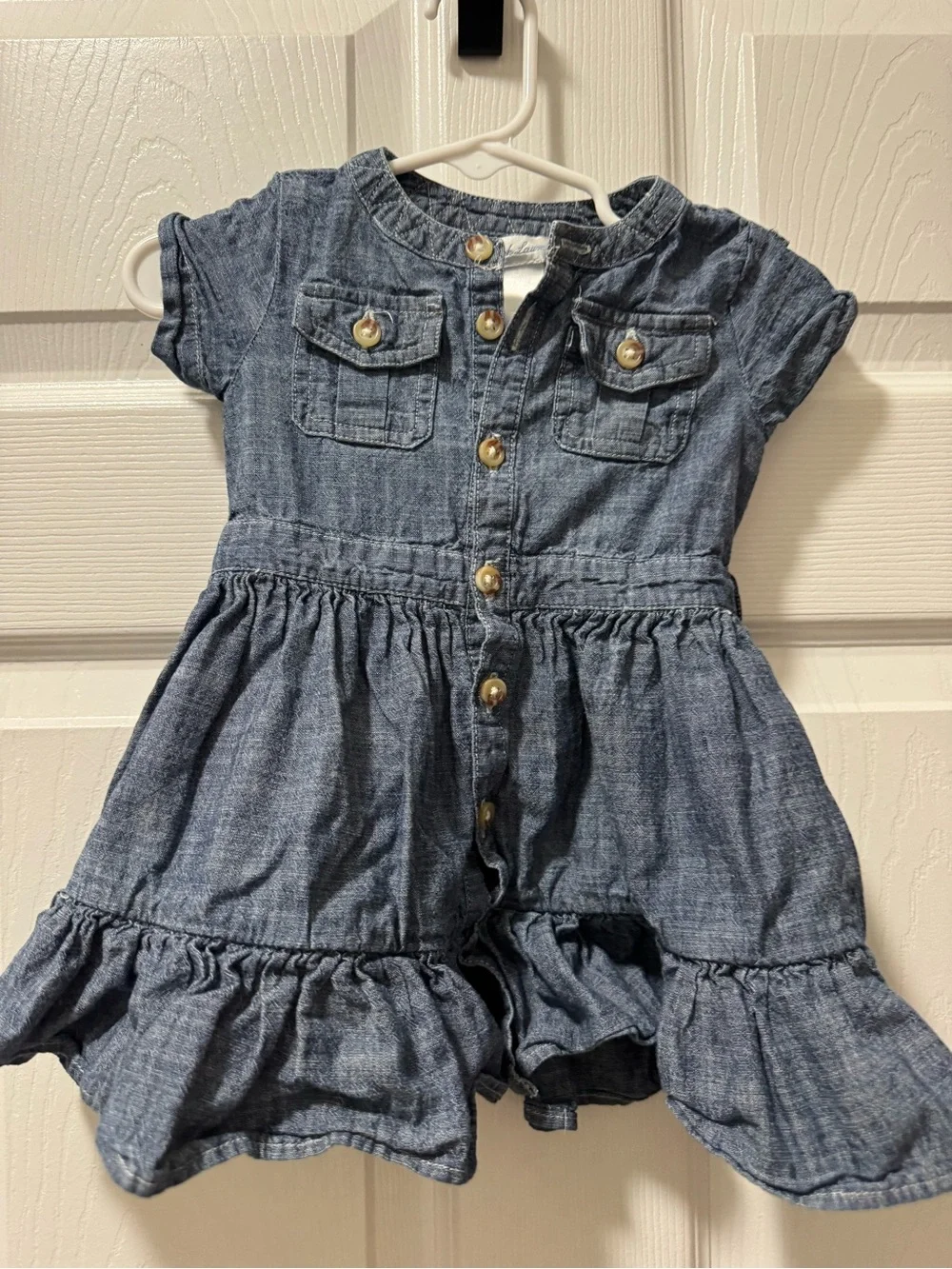 Ralph Lauren Blue Denim Chambray Dress for Kids